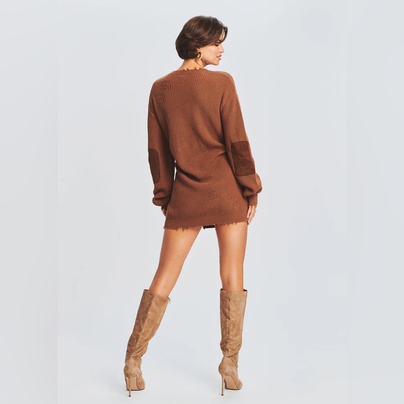 SER.O.YA Devin Sweater 'Cognac' - Picture 3 of 12